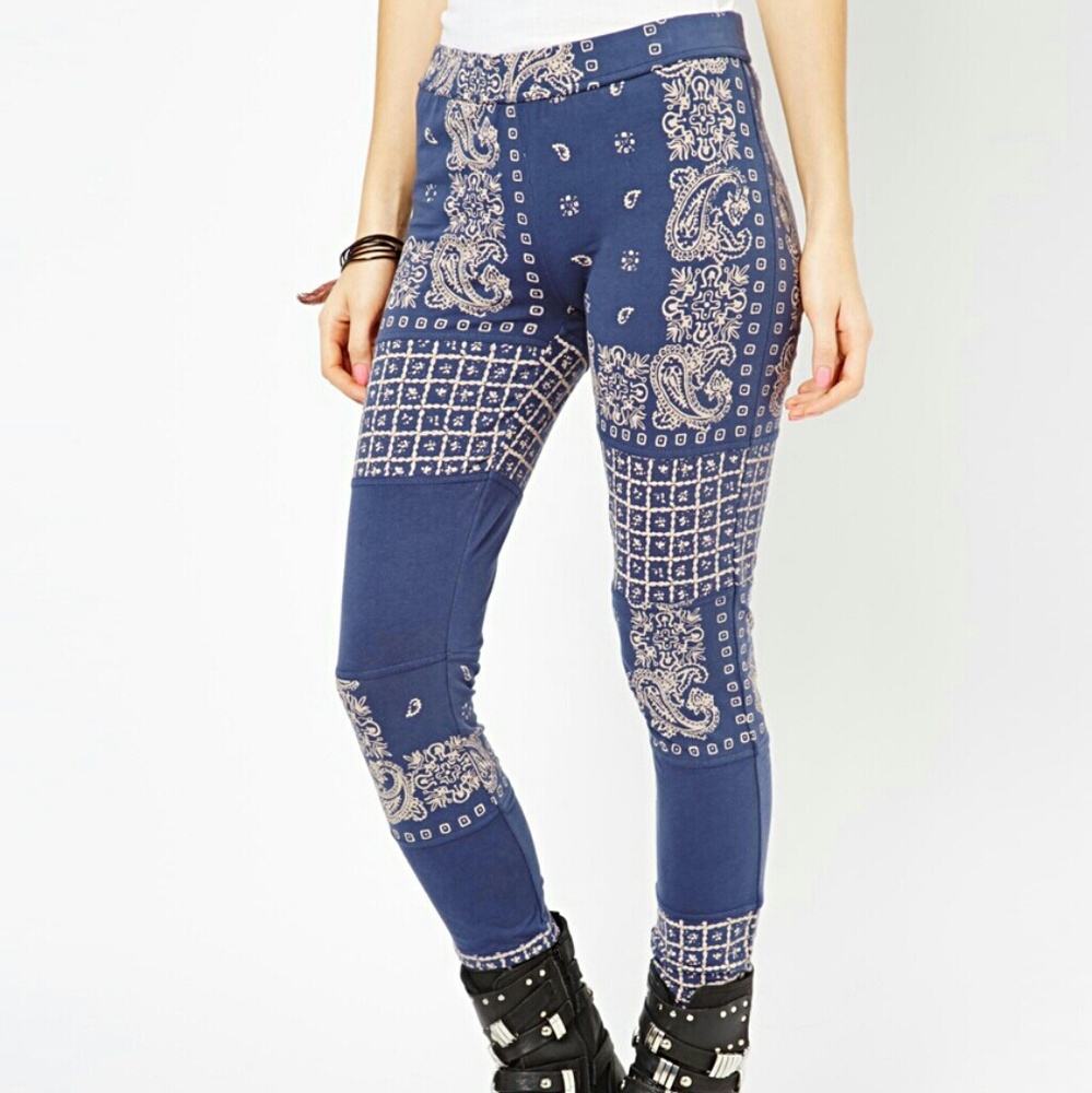 Free people bandana leggings Sz. S